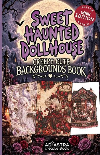 SWEET HAUNTED DOLLHOUSE BACKGROUNDS MINI