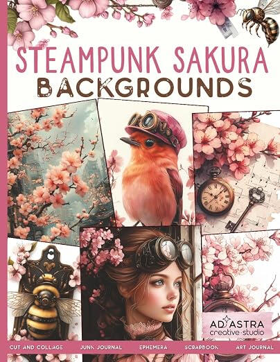 STEAMPUNK SAKURA BACKGROUNDS