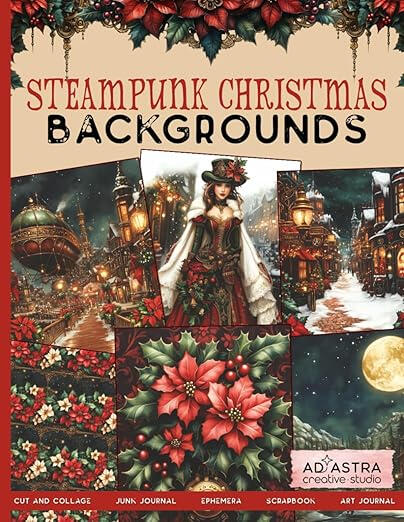 STEAMPUNK CHRISTMAS BACKGROUNDS